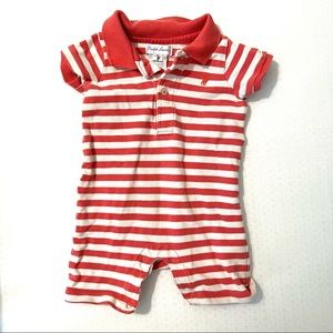 Ralph Lauren stripe polo romper